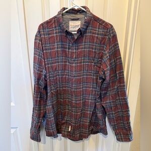 Weatherproof Vintage Plaid Shirt in Red and Gray